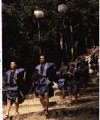 御神幸武器行列(大名行列)の写真(岡山県新見市)